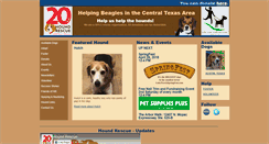 Desktop Screenshot of houndrescue.com